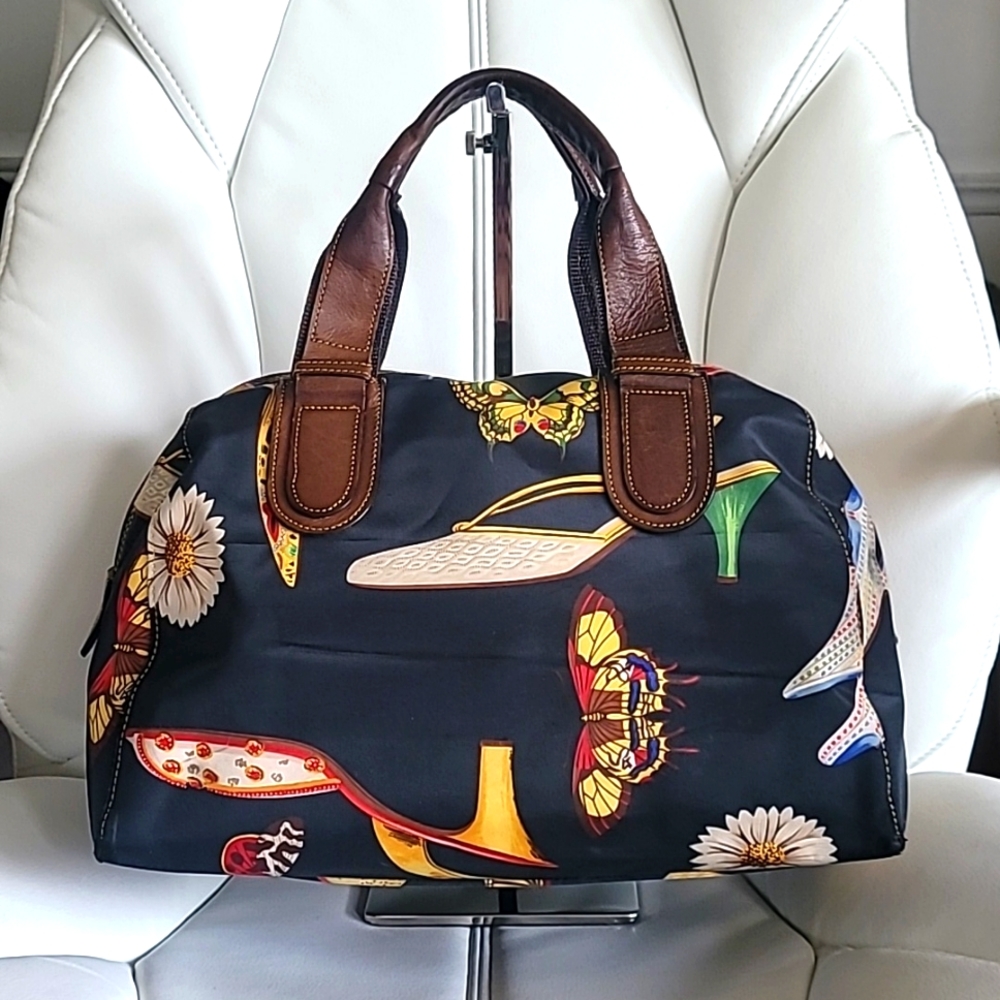 Butterfly & Shoes Nylon Bag